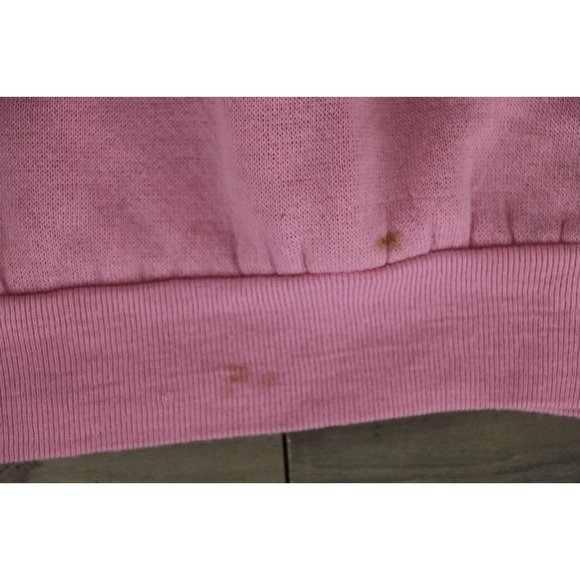 VINTAGE Morgan 1982 Girls Graphic Crew Neck Raglan Sweatshirt Sz 5-6 Human Bean - Picture 4 of 9